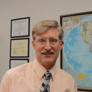 Geography Professor Merrill Johnson