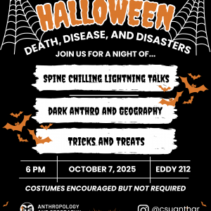 Anthropology and Geography Do Halloween: Death, Disease, and Disasters