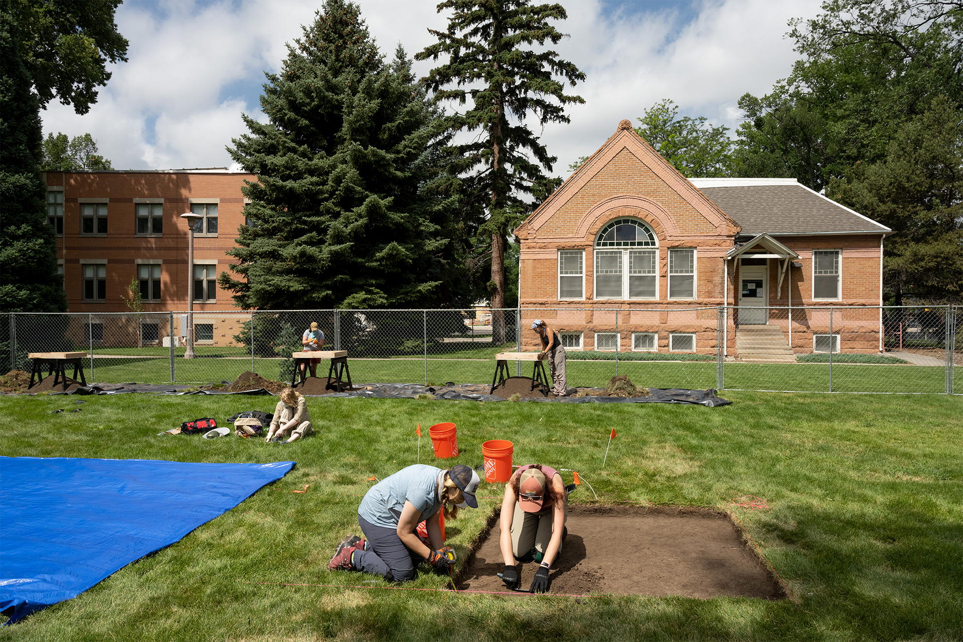 Claim Building Dig: Archaeology students help solve a long-buried CSU history mystery