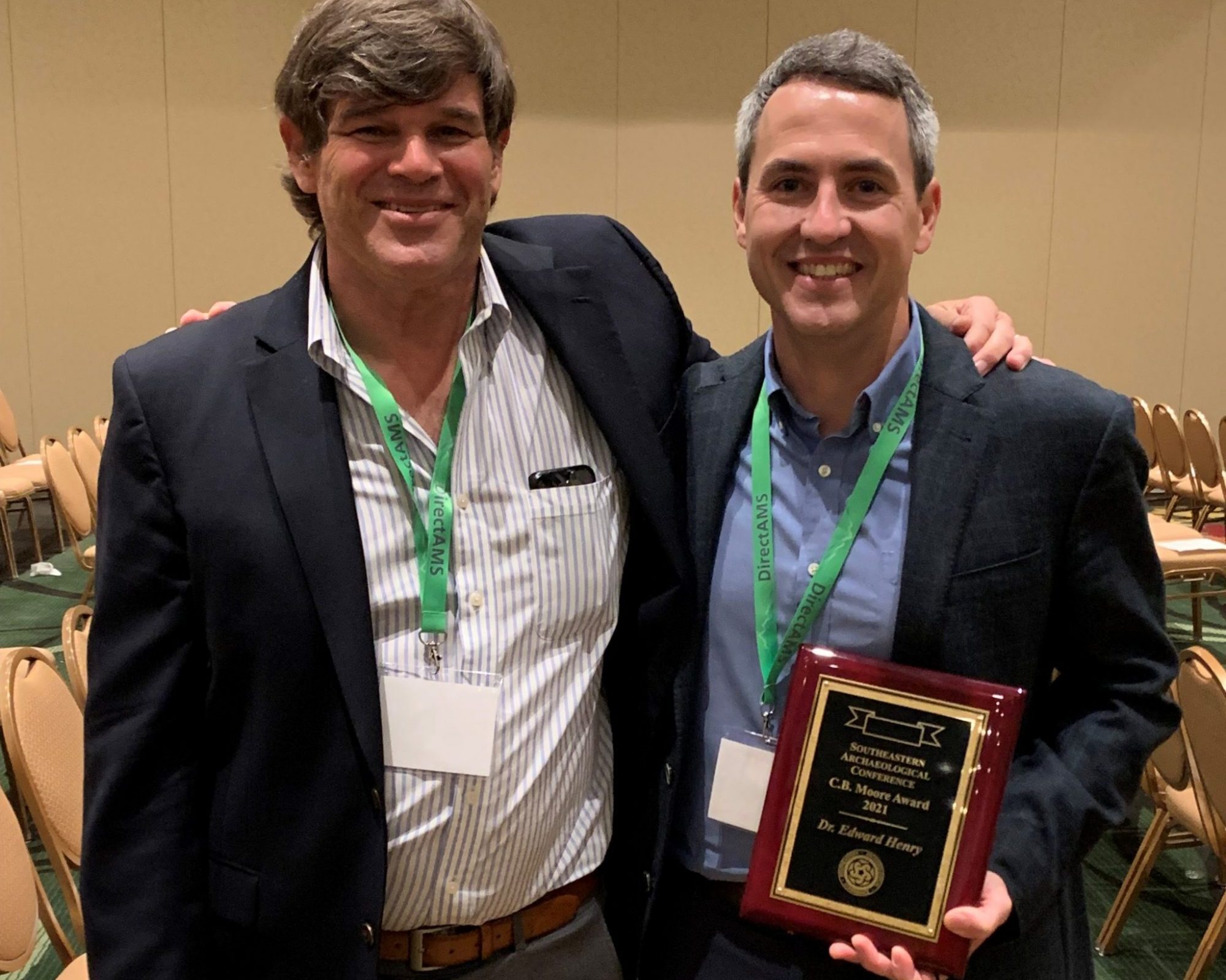Assistant Professor Edward Henry wins top Southeastern archaeology award